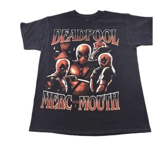 Deadpool Mens‎ T-Shirt -  Merc with a Mouth Movie  Group Image